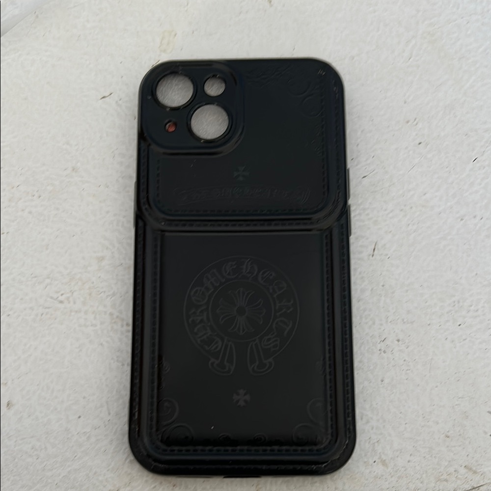 Black Phone Case is used has a couple of little spots but still in good shape